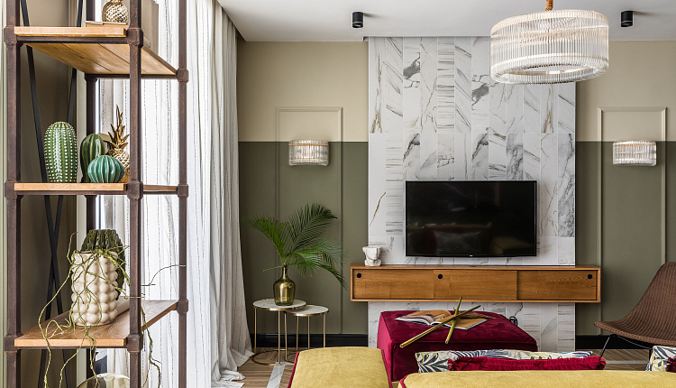 Проект яркой квартиры