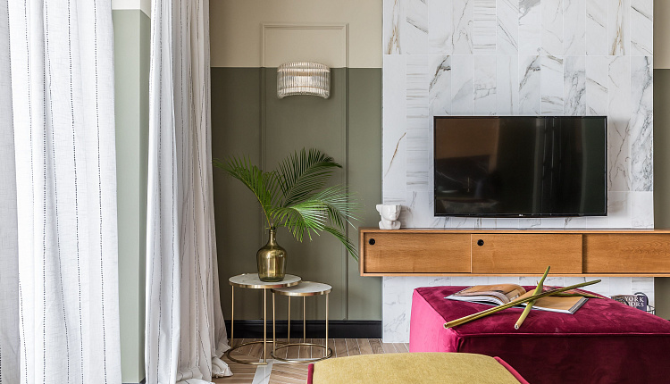 Проект яркой квартиры