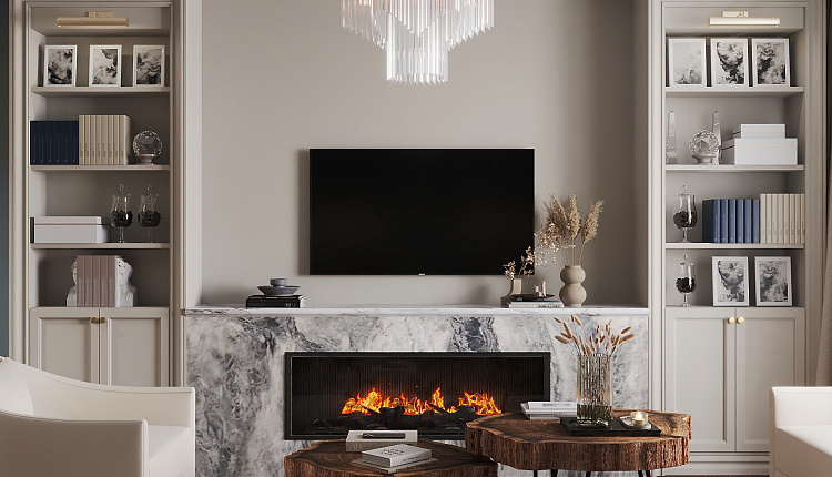 Проект дизайнера Инги Маковецкой - квартира в неоклассическом стиле в Астане