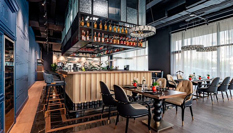 Световой акцент Favourite в интерьере ресторана SHATÉ