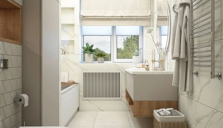 Проект ванной комнаты от студии интерьерного дизайна @zz_interior