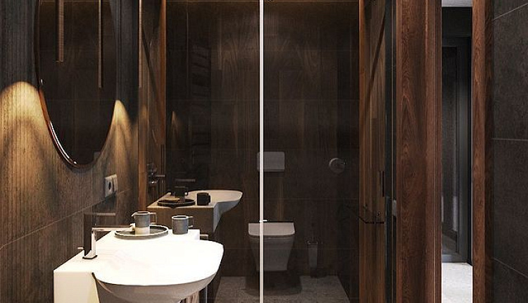 Проект современная ванная комната от интерьерного салона NEO HOUSE