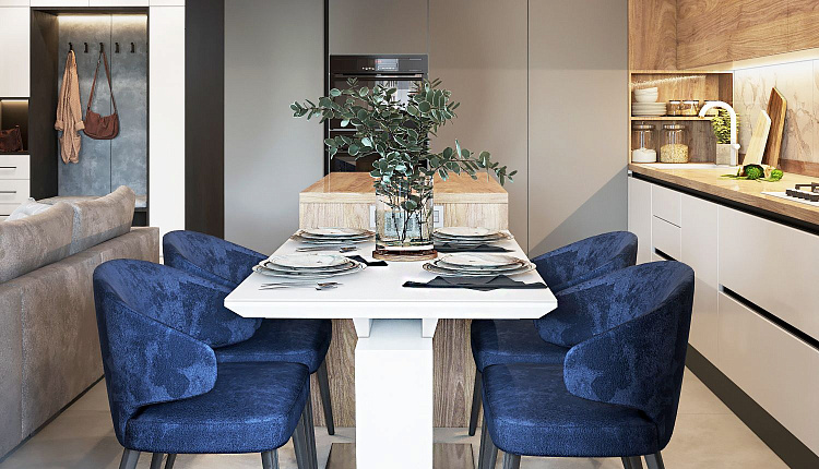 Проект кухни-гостиной