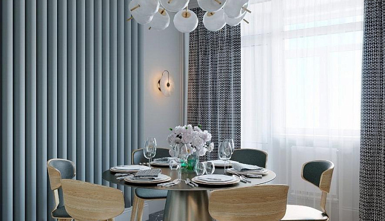 Проект многофункциональная кухня от дизайн-студии Анны Михеевой