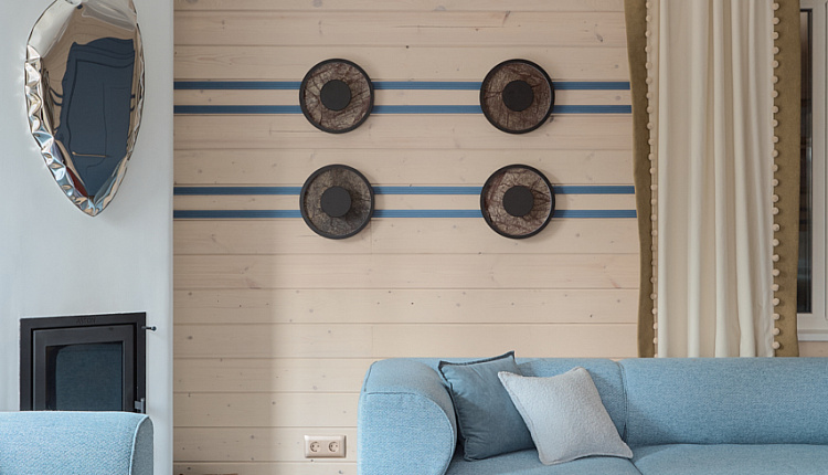 Интерьер гостиной-столовой «Летят Гуси» от дизайнера Мусиной Элины 