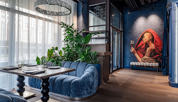 Световой акцент Favourite в интерьере ресторана SHATÉ