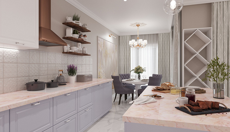 Проект кухни-гостиной