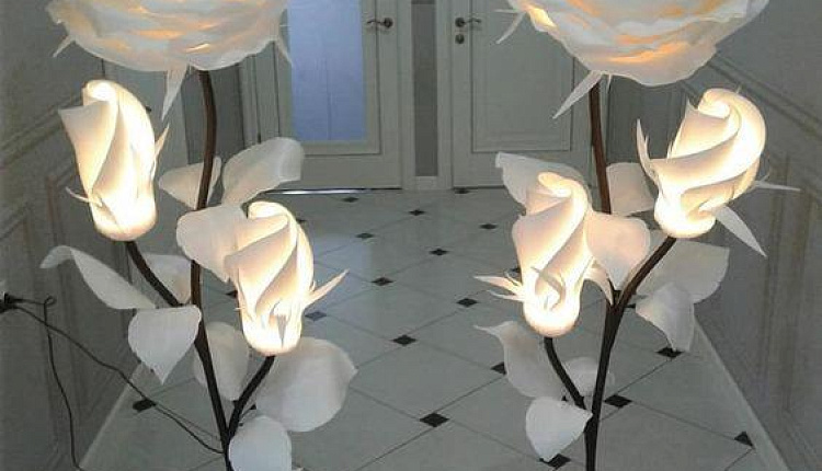 Цветочные светильники