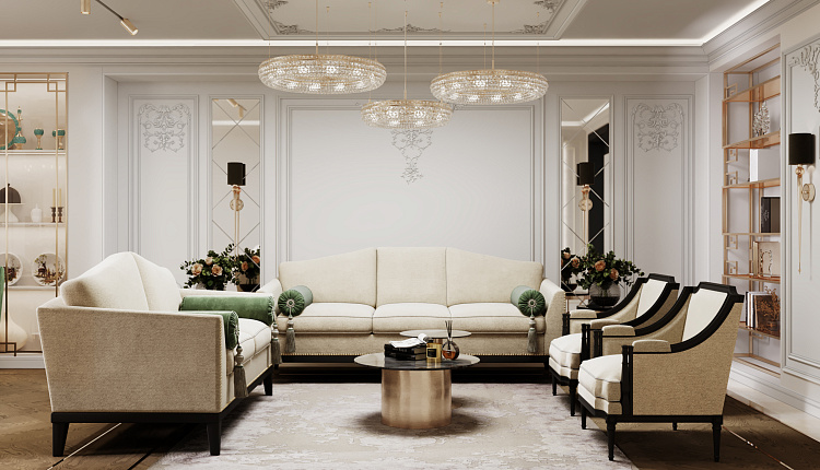 Проект квартиры в солнечной Абхазии, разработанный дизайнером Светланой Кесян