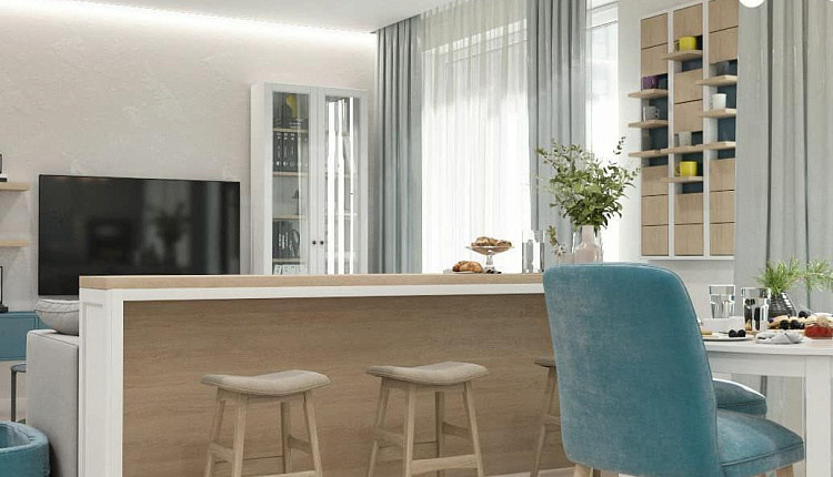 Проект кухни-гостиной