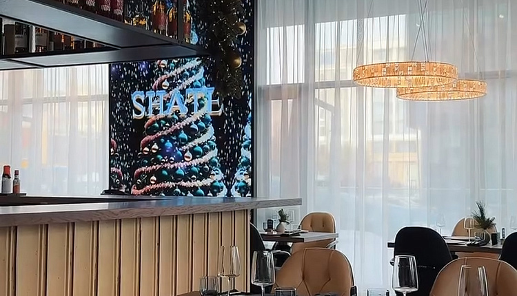 Световой акцент Favourite в интерьере ресторана SHATÉ