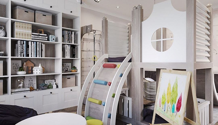 ПРОЕКТ ИГРОВОЙ ДЕТСКОЙ КОМНАТЫ ОТ @neo_house  