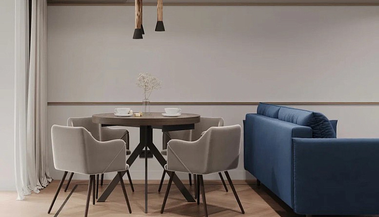 Проект квартиры в ЖК "Булгаковский парк", г. Саратов  дизайнера Марии Михайловой 