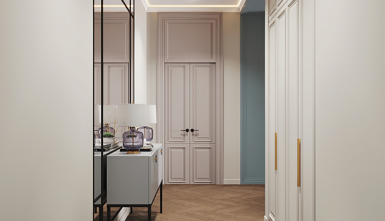 Проект дизайнера Инги Маковецкой - квартира в неоклассическом стиле в Астане